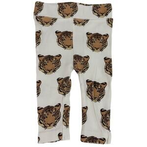 Kate Quinn Tiger Head Leggings Size 0-3 Months Organic Cotton
